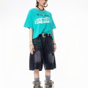 Turquoise Graphic Street Tee